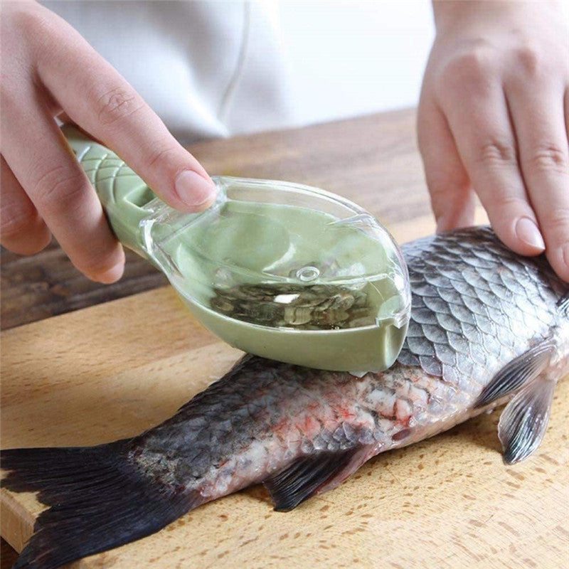 FinClean™ Ergonomic Fish-Shaped Scrubber